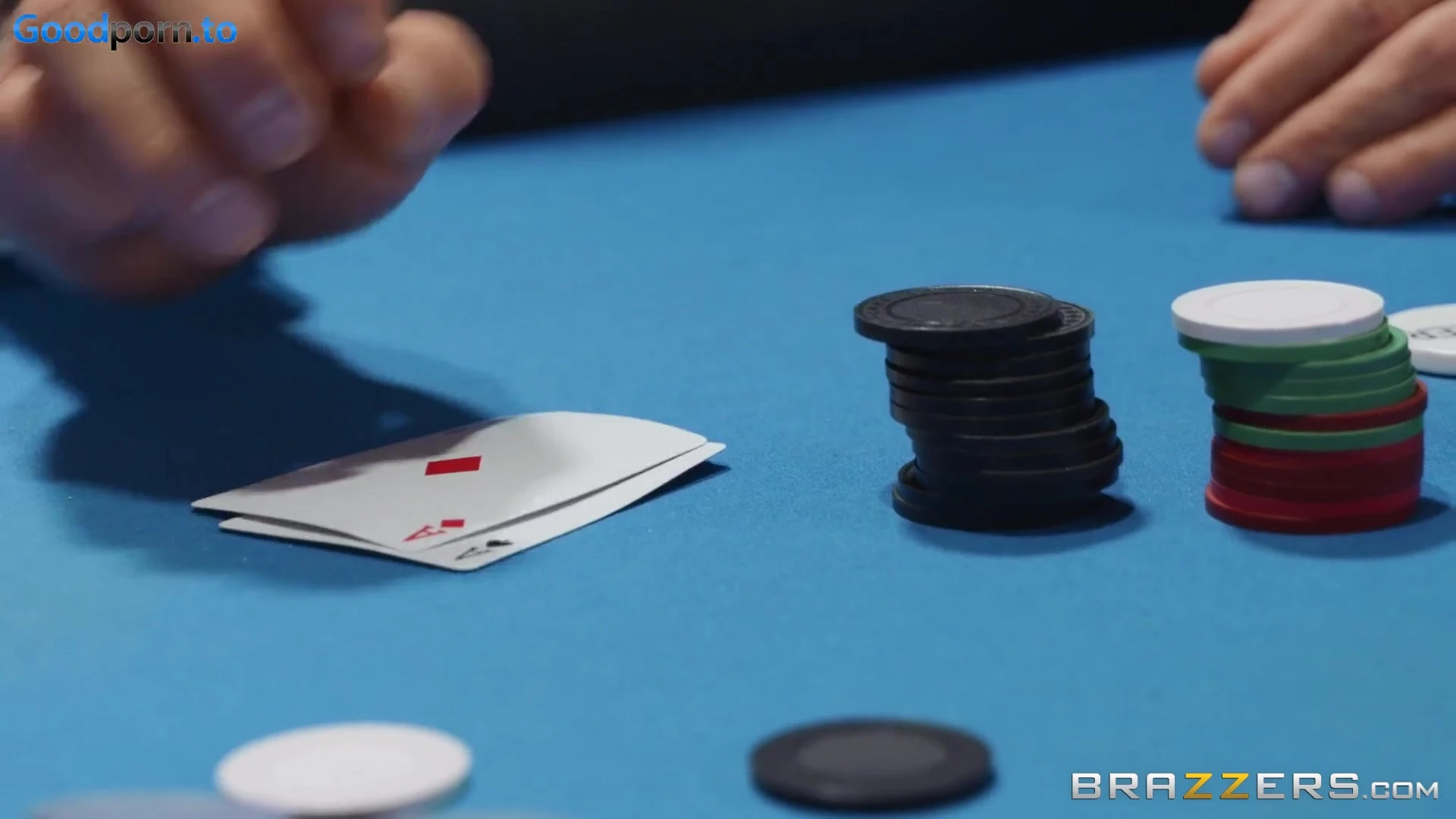 Game Of Poker Ends With Busty Bimbo Blonde Nicolette Shea Fucked By Two White cocks